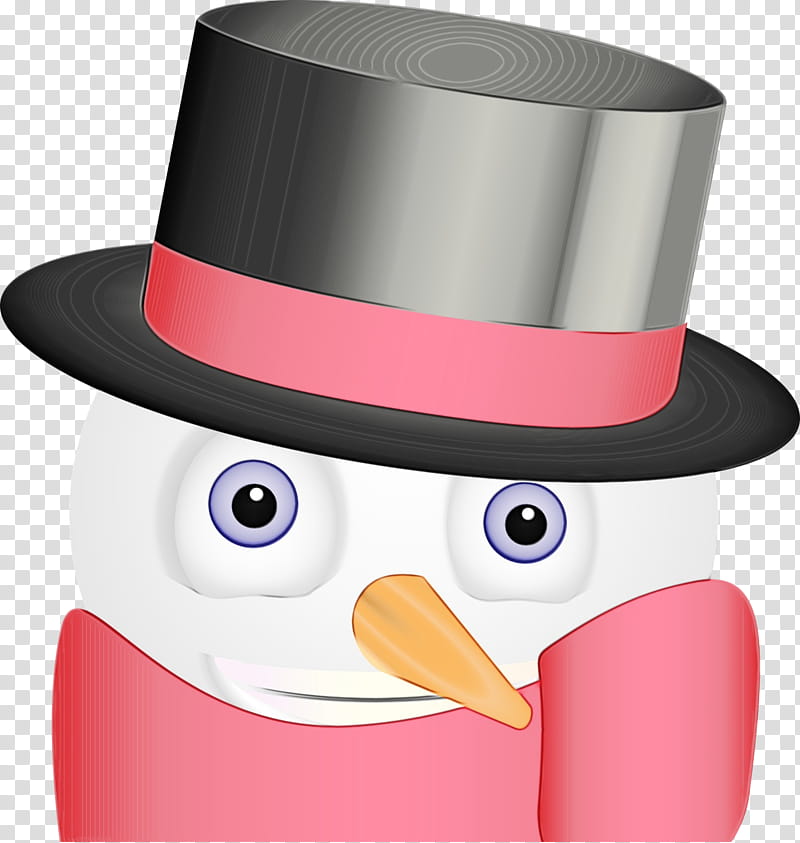 Smiley Emoji, Snowman, Emoticon, Bonhomme De Neige, Flightless Bird, Pink, Cartoon, Penguin transparent background PNG clipart