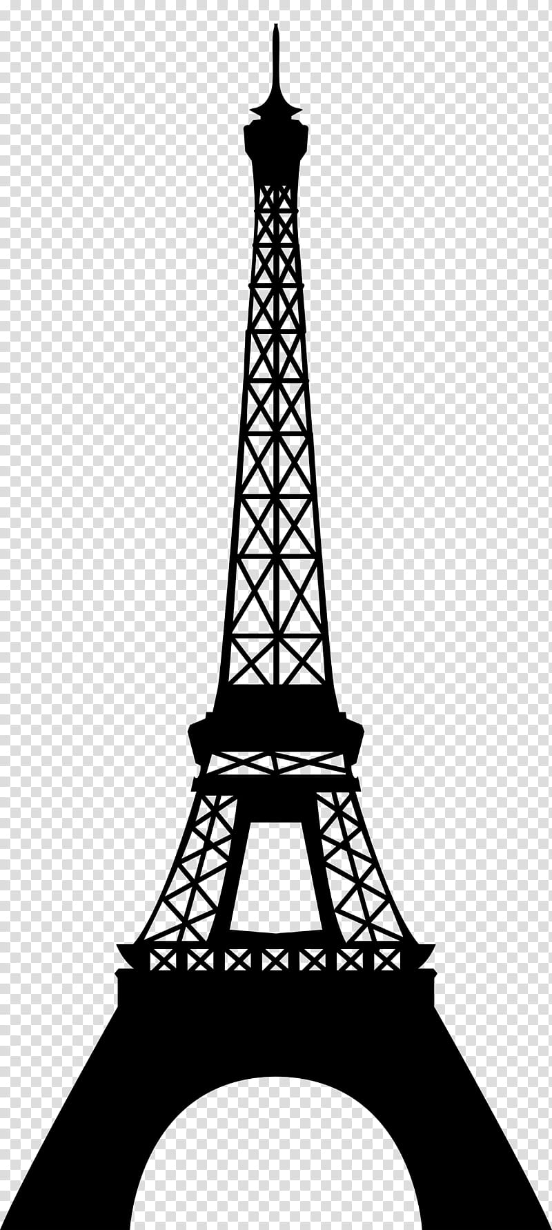 Eiffel Tower, Silhouette, Paris, Landmark, Obelisk, Monument, National Historic Landmark, Spire transparent background PNG clipart