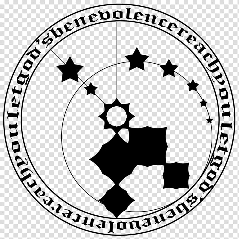 Resource HQ Kaleidoscopes, black stars illustration transparent background PNG clipart