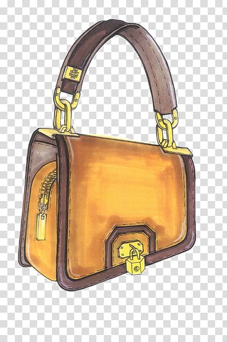 Handbag Handbag, Leather, Wallet, Shoulder Bag M, Clothing Accessories, La Martina Handbag Bag, Drawing, Yellow transparent background PNG clipart