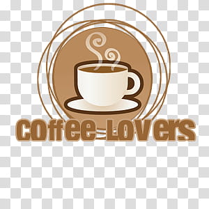 , Coffee Lovers logo transparent background PNG clipart
