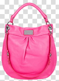 Pink Bag Set, pink leather shoulder bag transparent background PNG clipart