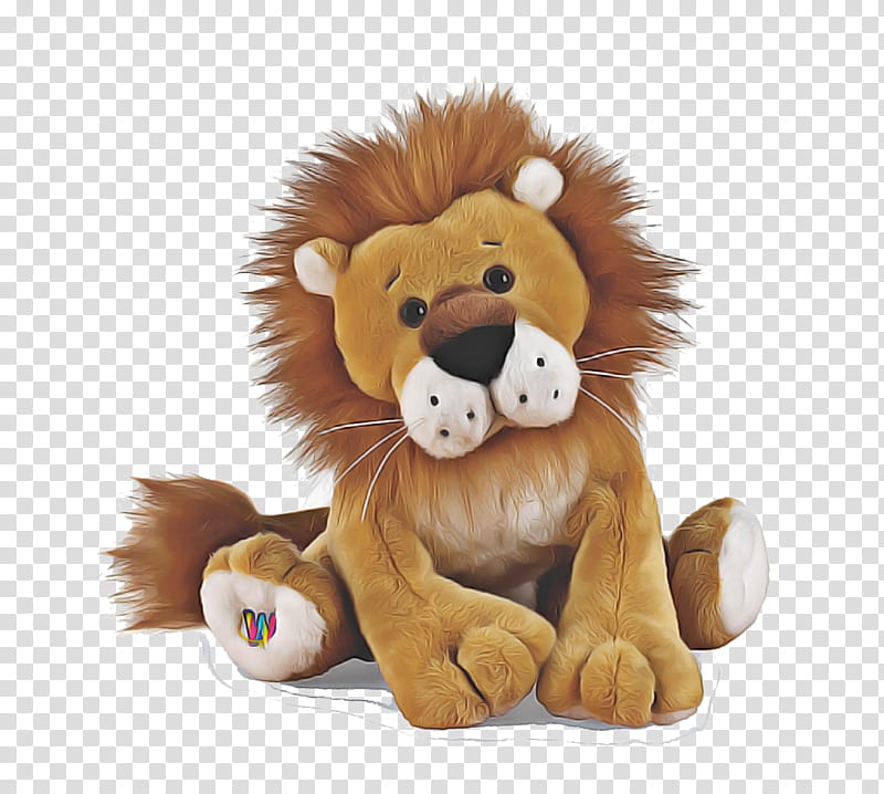 Baby toys, Stuffed Toy, Plush, Lion, Animal Figure, Big Cats transparent background PNG clipart