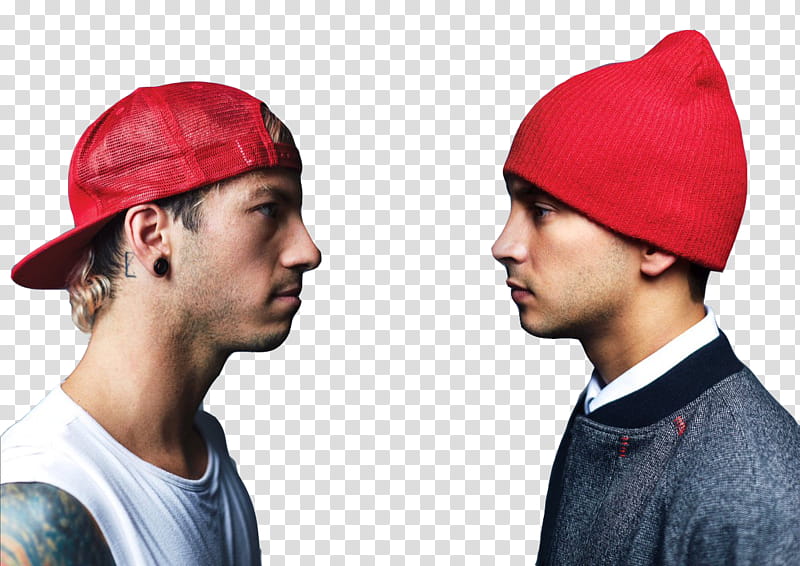 Twenty One Pilots , Tyler Joseph and Josh Dun of Twenty One Pilots transparent background PNG clipart