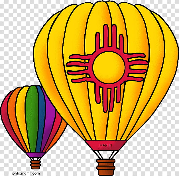 Hot Air Balloon, New Mexico, Albuquerque International Balloon Fiesta, Hot Air Balloon Festival, Vintage Hot Air Balloon, Hot Air Ballooning, Yellow, Air Sports transparent background PNG clipart