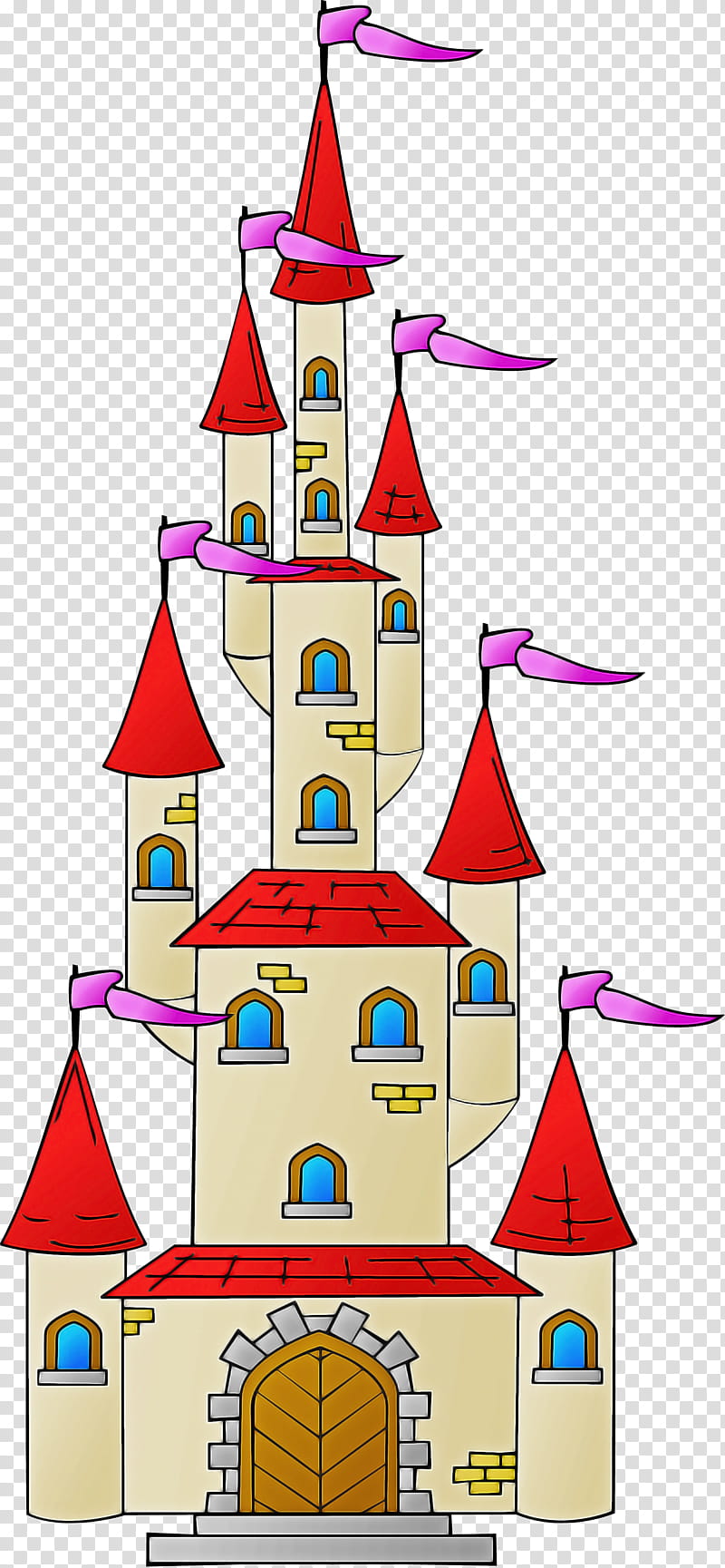 castle architecture tower steeple transparent background PNG clipart