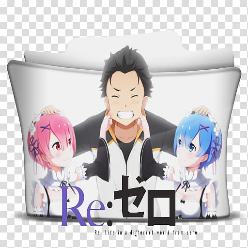 Re Zero Folder Icon, Re-Zero Folder Icon transparent background PNG clipart