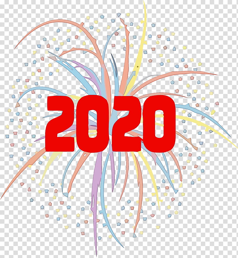 text line font logo, Happy New Year 2020, New Years 2020, Watercolor, Paint, Wet Ink transparent background PNG clipart