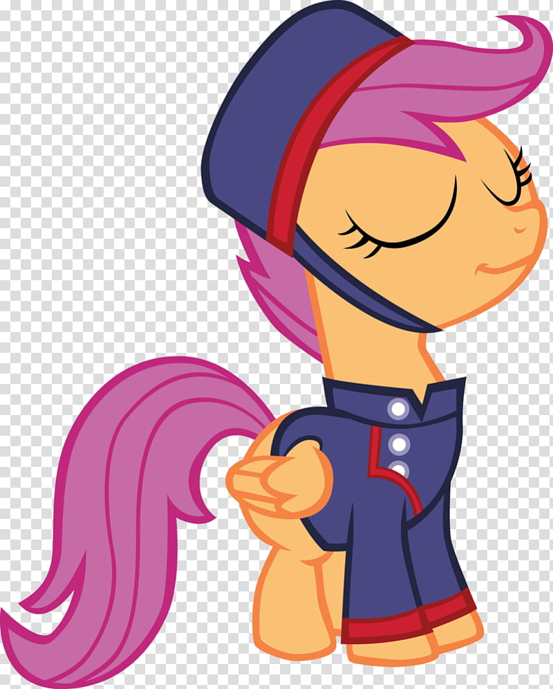 Junior Mail Carrier Scootaloo, My Little Pony illustration transparent background PNG clipart