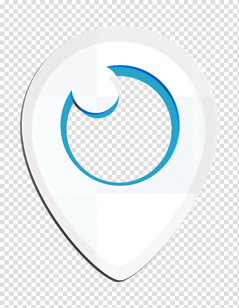 Eye Icon, Periscope Icon, Microsoft Azure, Blue, Turquoise, Logo, Circle, Aqua transparent background PNG clipart