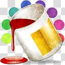 Human O Grunge, preferences-desktop-color icon transparent background PNG clipart