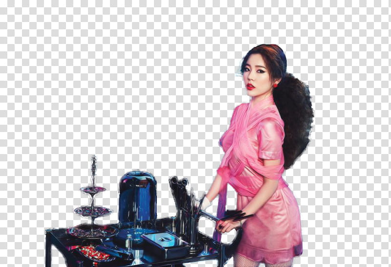 SNSD, woman holding push cart transparent background PNG clipart