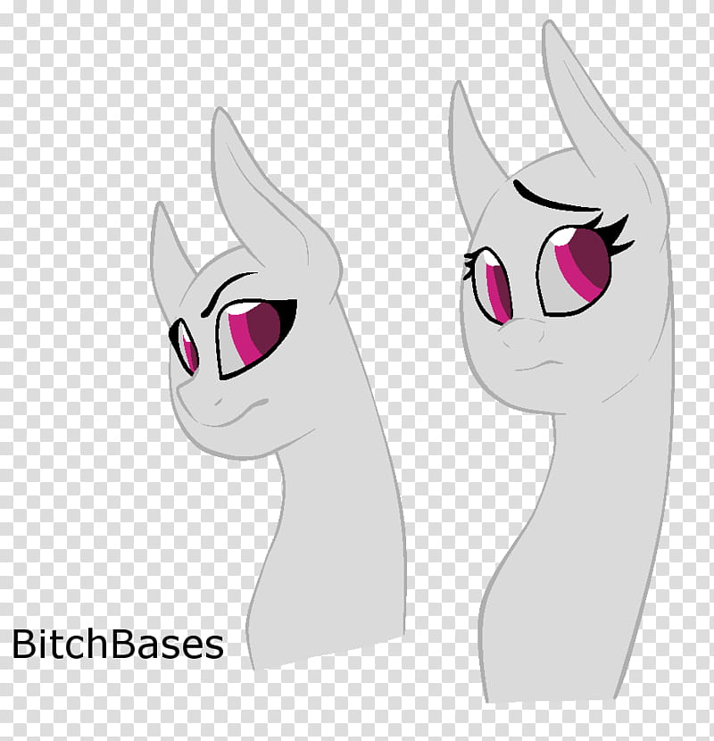 MLP Base Some headshots transparent background PNG clipart