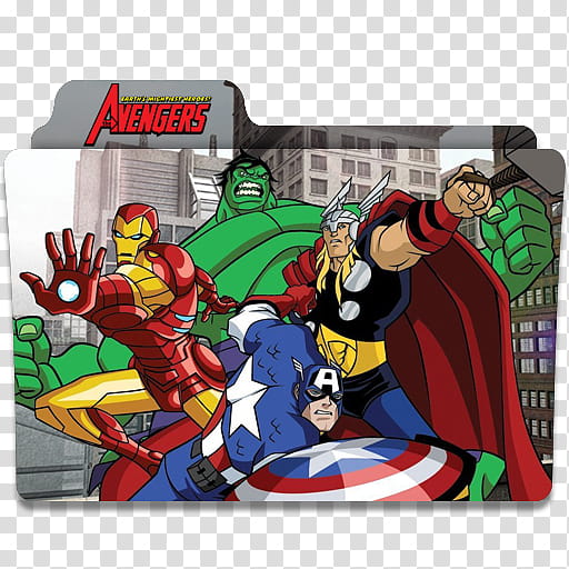 The Avengers Earth Mightiest Heroes Folder Icon, Season  transparent background PNG clipart