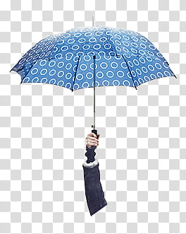 Hand, blue umbrella transparent background PNG clipart