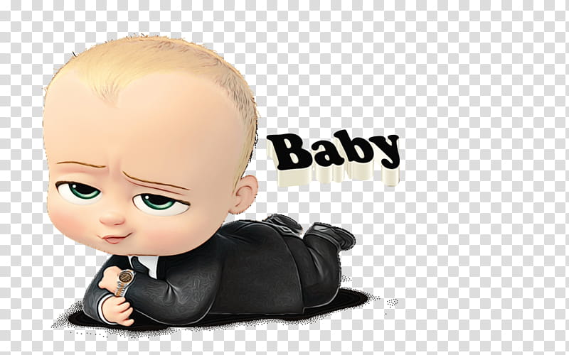 Boss Baby, Watercolor, Paint, Wet Ink, Big Boss Baby, Diaper, Francis Francis, DreamWorks Animation transparent background PNG clipart