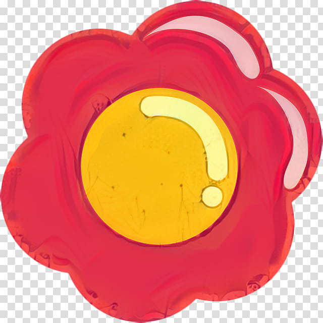 Red Circle, Yellow, Fried Egg transparent background PNG clipart