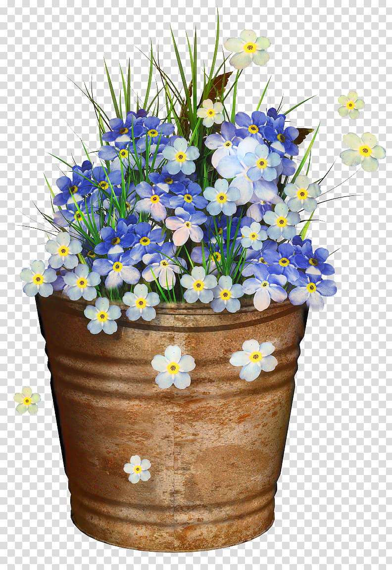 Bouquet Of Flowers Drawing, Watercolor Painting, Line Art, Visual Arts, Floral Design, Flowerpot, Blue, Plant transparent background PNG clipart