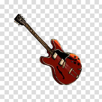 warmth, brown and black electric guitar illustration transparent background PNG clipart