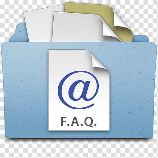 Mac OS X Folders, FAQ Folder icon transparent background PNG clipart