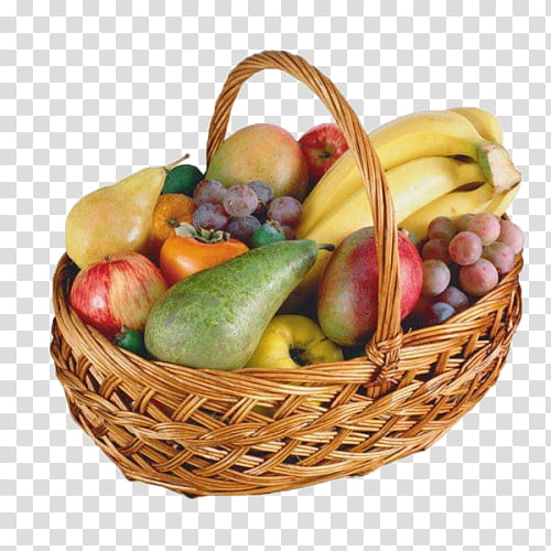 natural foods basket gift basket food superfood, Food Group, Hamper, Present, Wicker, Fruit transparent background PNG clipart