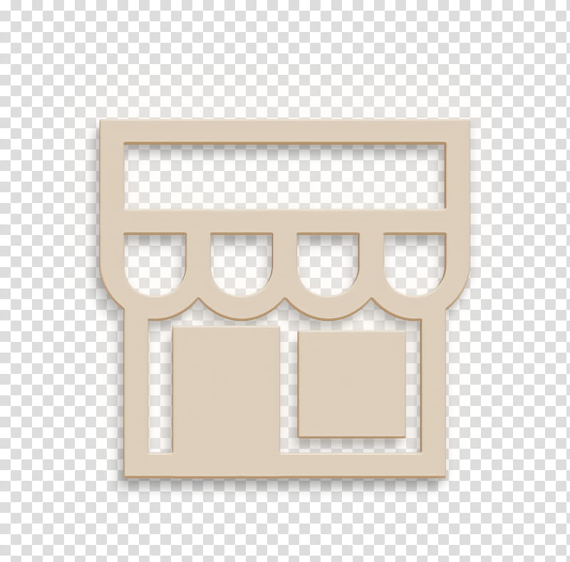 Shop Icon, Business Icon, Market Icon, Store Icon, Paper, Rectangle, Beige, Paper Product transparent background PNG clipart