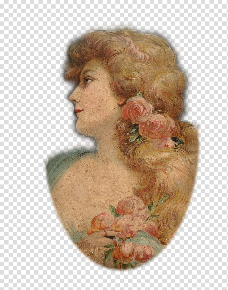 Victorian lady, woman painting transparent background PNG clipart