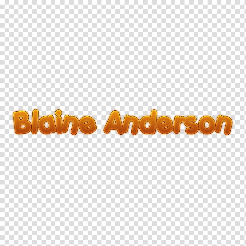 nombres personajes glee, orange Blaine Anderson text transparent background PNG clipart