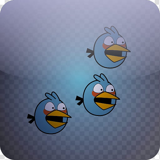 Angry Birds Style Icons, Blua Jay Jake Jim transparent background PNG clipart