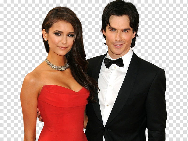 Nina Dobrev and Ian Somerhalder transparent background PNG clipart