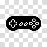 Minimal JellyLock, black game controller illustration transparent background PNG clipart