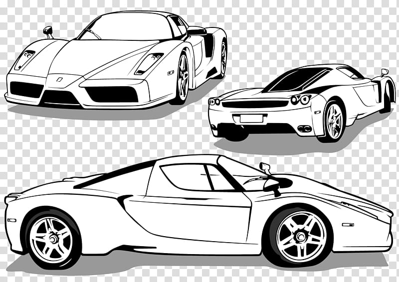 Cartoon Car, Sports Car, Vehicle, Auto Racing, Electric Car, Black, Truck, Drawing transparent background PNG clipart