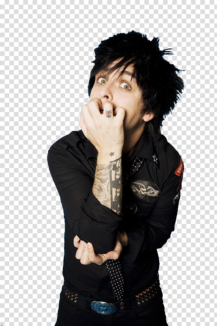Green Day , Billie Joe Armstrong transparent background PNG clipart