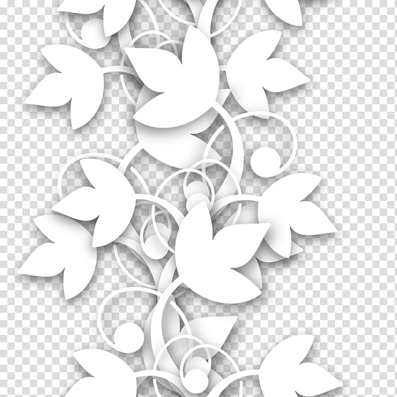 seamless, white crawling plant transparent background PNG clipart