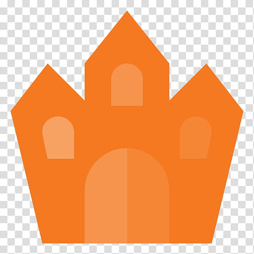 Halloween Ghost, Halloween , Castle, Orange, Logo transparent background PNG clipart