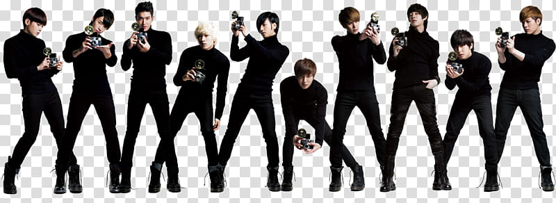 Super Junior Render, K-pop group members transparent background PNG clipart