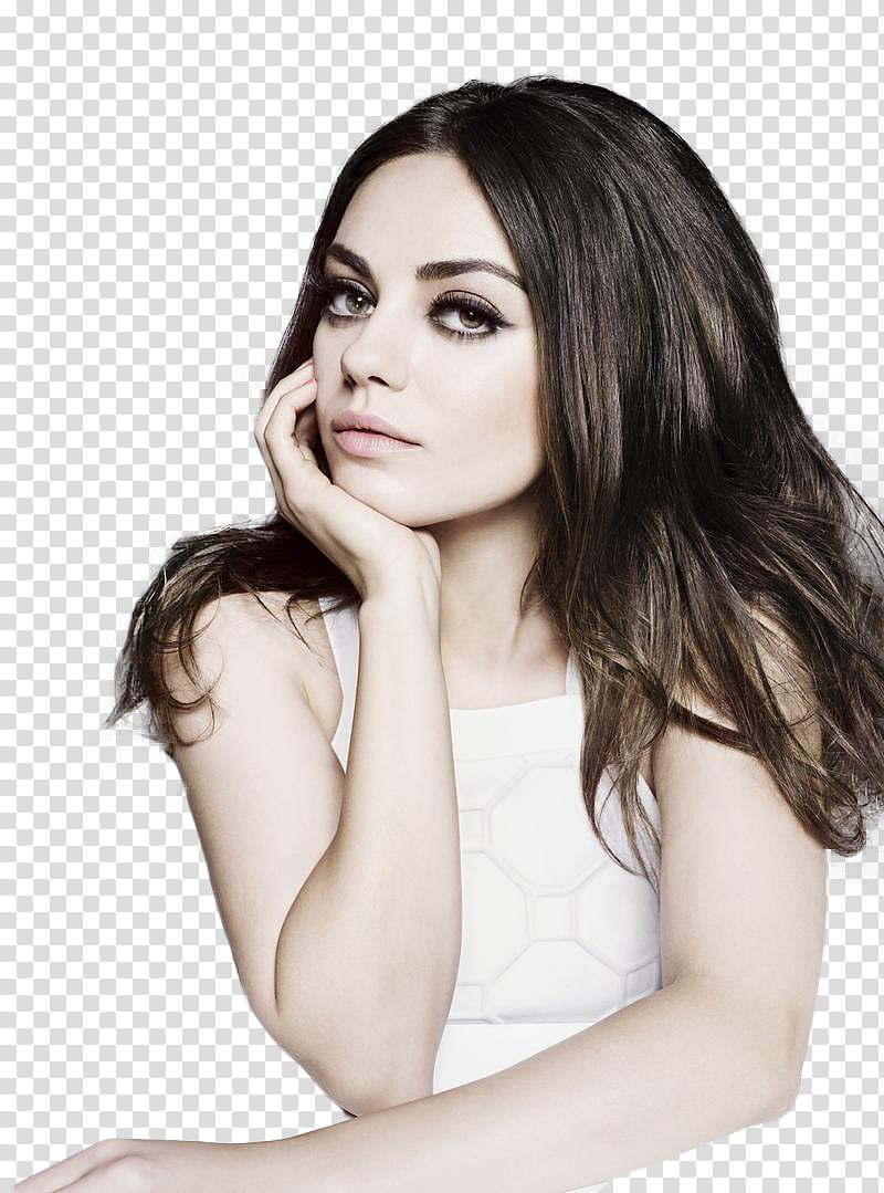 Mila Kunis transparent background PNG clipart