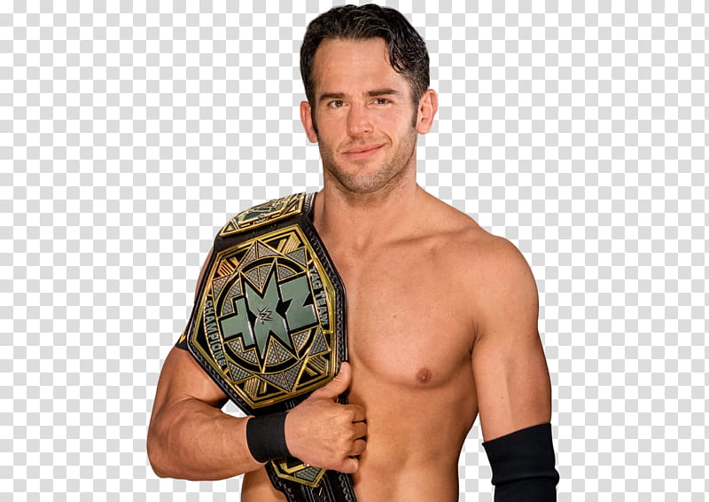 Roderick Strong NXT Tag Team Champion Render transparent background PNG clipart