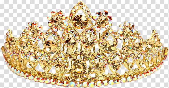 All that glitters , gold gemstone encrusted tiara transparent background PNG clipart