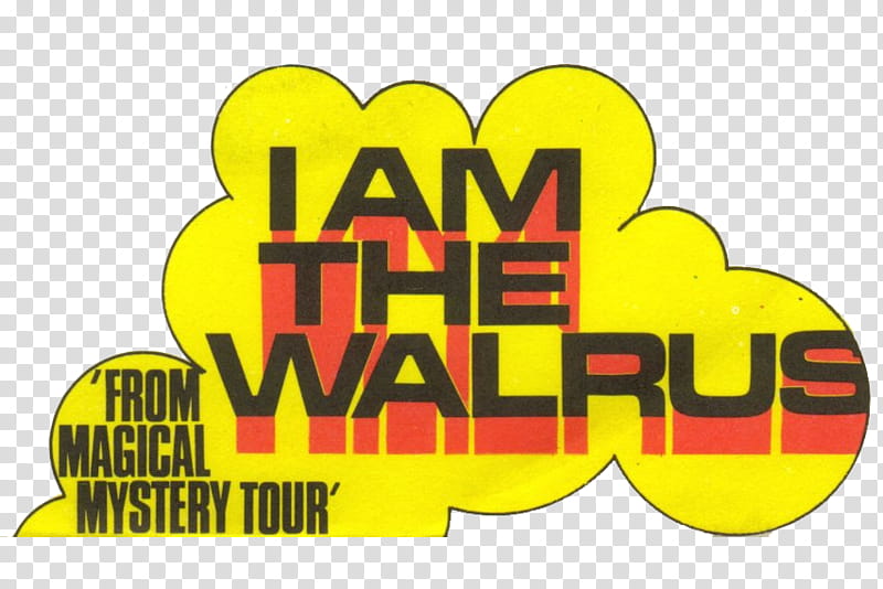 The Beatles s, i am the walrus transparent background PNG clipart