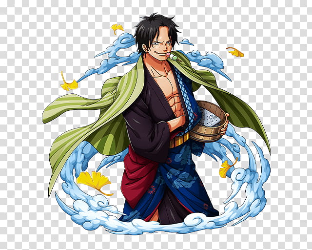 Portgas D Ace nd Commander of WhiteBeard Pirates, One Piece character transparent background PNG clipart