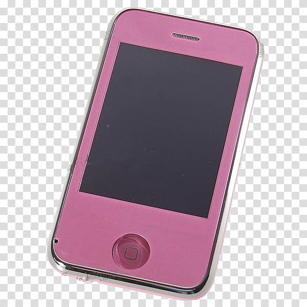 Pink Phone, pink LG slide phone transparent background PNG clipart