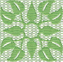 lace patterns, green flower artwork transparent background PNG clipart