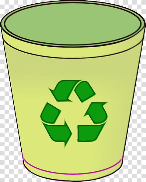 green pint glass drinkware symbol, Watercolor, Paint, Wet Ink, Bucket, Tableware, Recycling Bin transparent background PNG clipart