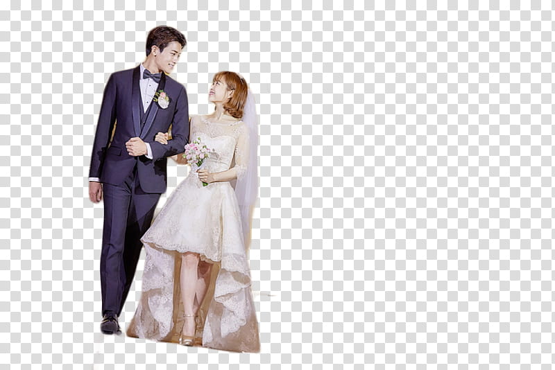 man and woman standing beside each other transparent background PNG clipart