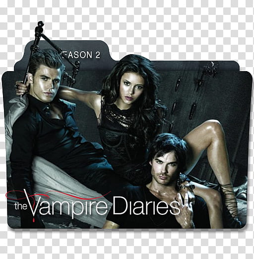 The Vampire Diaries Serie Folders, The Vampire Diaries Season  folder icon transparent background PNG clipart