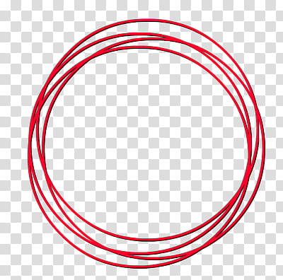 red circle outline transparent