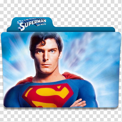 Movie MEGA Folder Icon , superman transparent background PNG clipart
