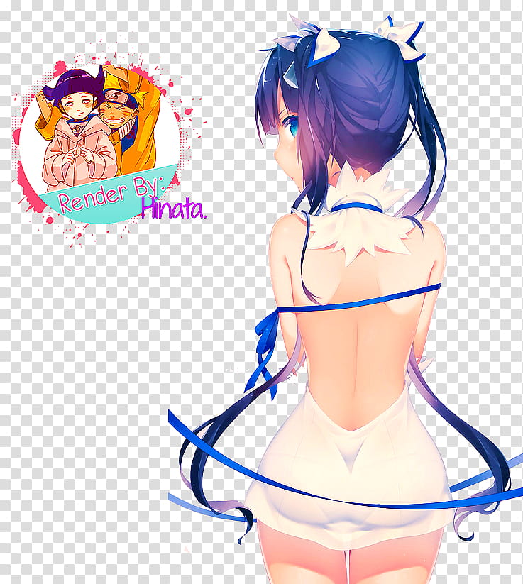 Render Hestia, female anime character illustration transparent background PNG clipart
