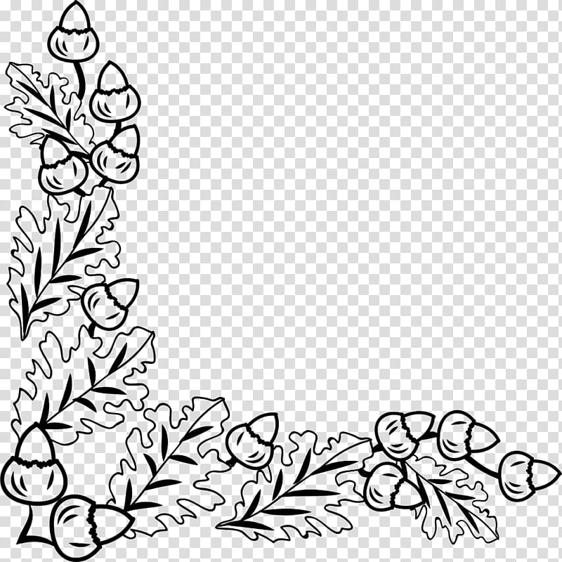 Christmas corners, black flower illustration transparent background PNG clipart